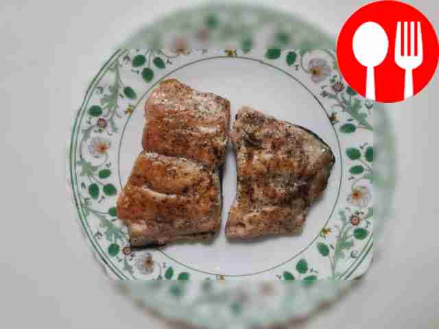 Simple salmon steak