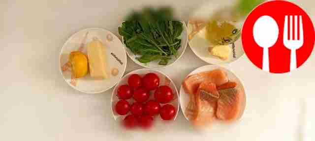 Wash vegetables and herbs with cold running...