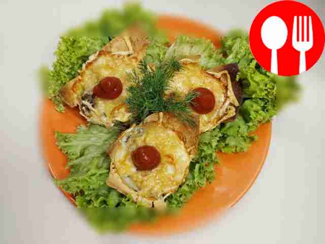 Филе толстолобика с сырным соусом