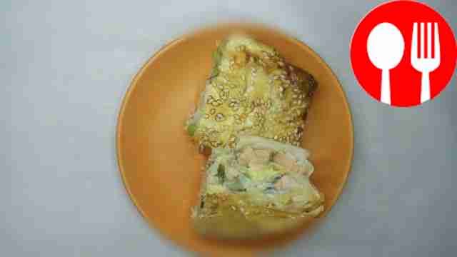 Original salmon in phyllo dough