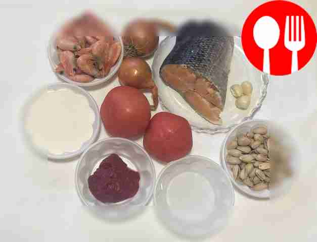 Rinse and peel the fish. Cut it into small...