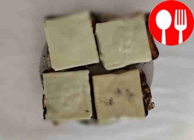 Homemade egg and cheese sandwich