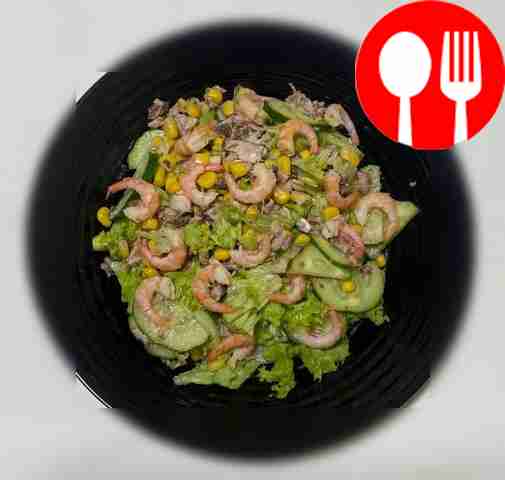 Подавайте салат в большой глубокой миске,...