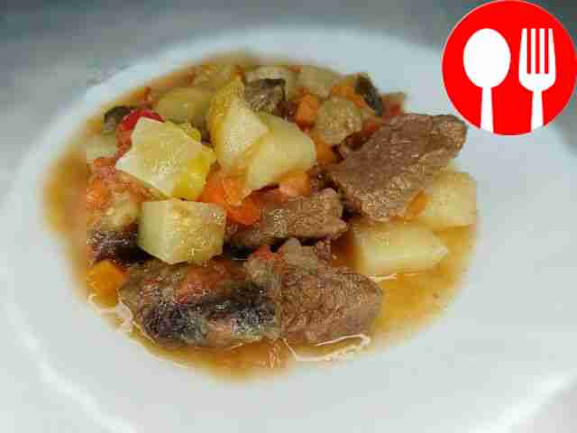 Нежная говядина с овощами Tender beef with vegetables