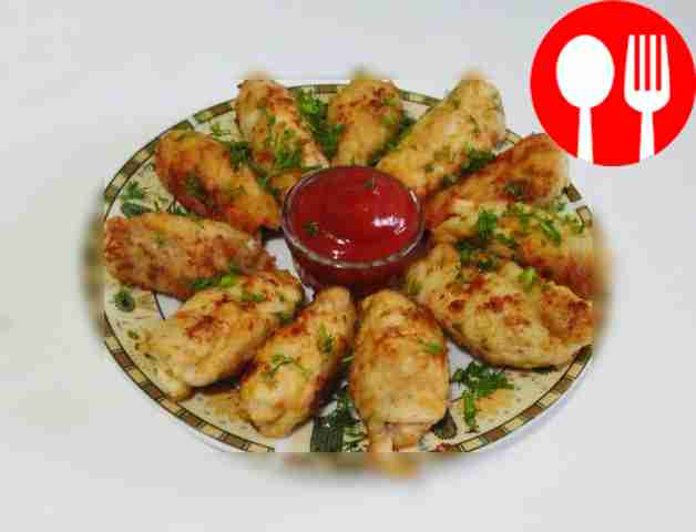 Meat rolls with egg filling