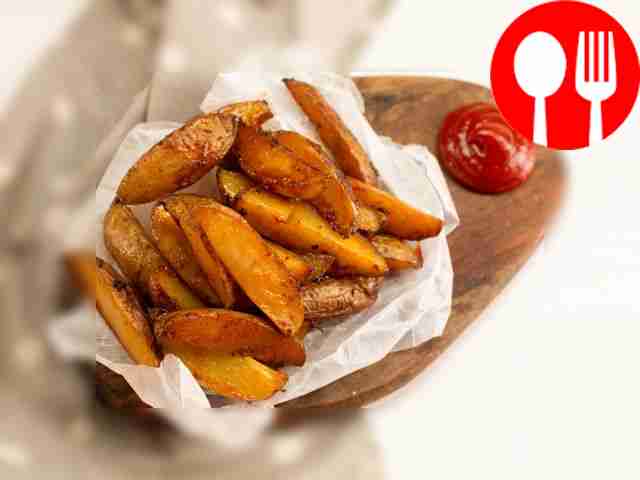 Potatoes baked with soy sauce Potatoes baked with soy sauce