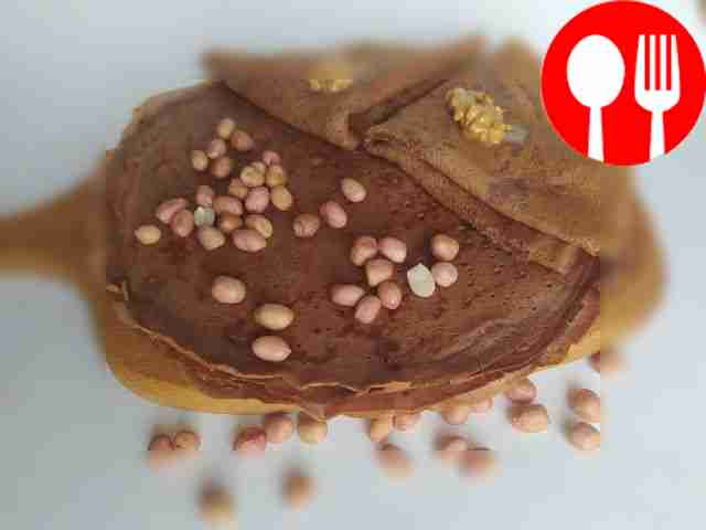 Chocolate Peanut Butter Pancakes