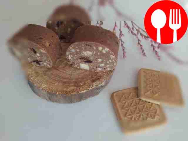 No bake chocolate brownie