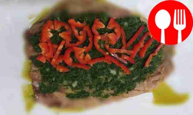 Spread the prepared mixture in a thin layer on...