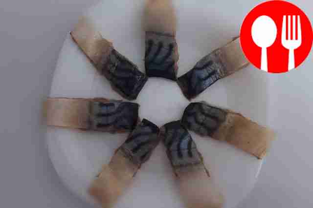 Marinated mackerel with soy sauce