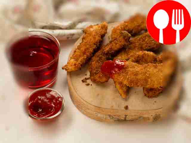 Куриные наггетсы в панировке из крекеров