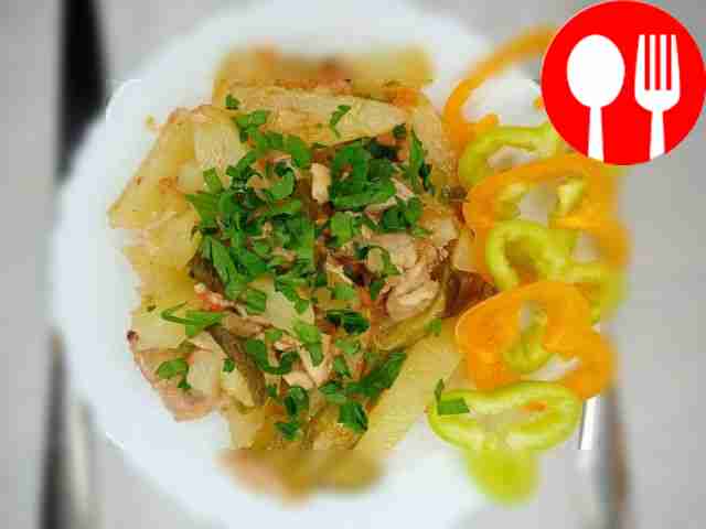 Fragrant chicken thigh azu