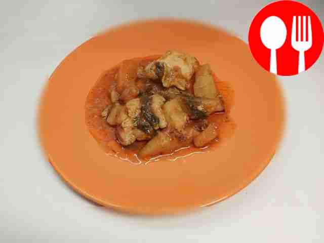 Легкое азу с курицей