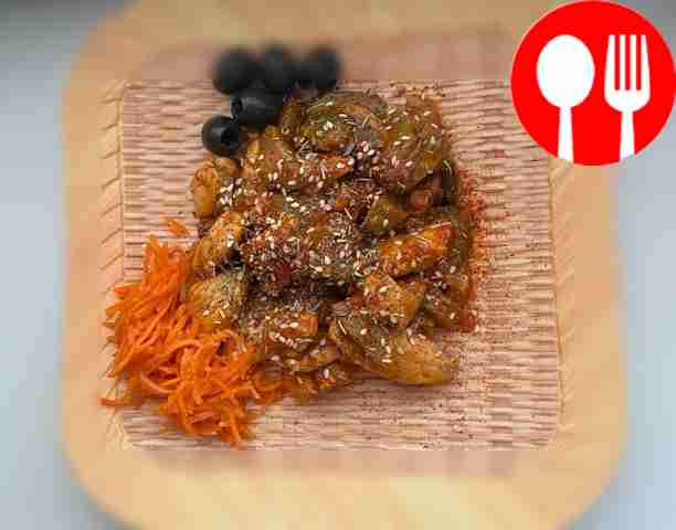 Tatar azu with champignons