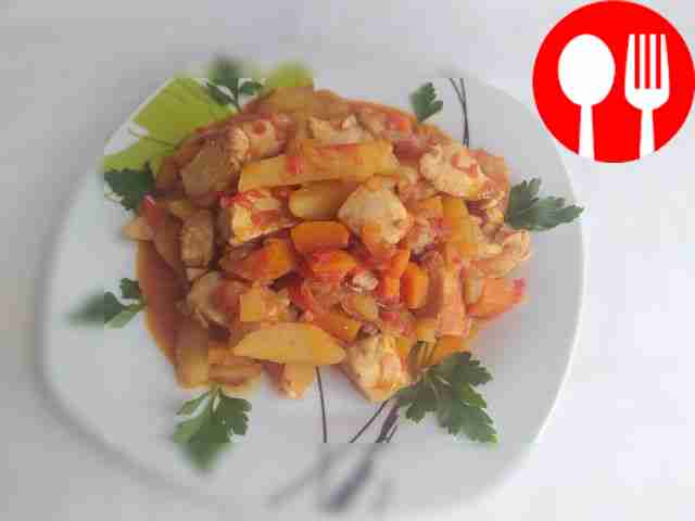 Delicious turkey basics with potatoes