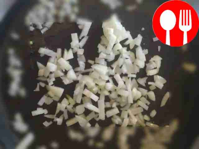 Prepare a pot for noodles, pour water into it...