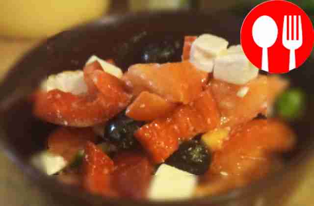 Fragrant Greek-Indian salad “Narayana”