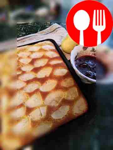 Шарлотка яблочная