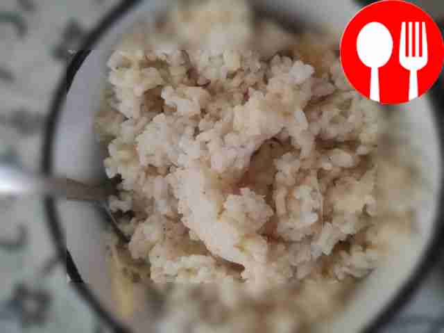 Вкусный рис с плавленым сыром Delicious rice with melted cheese