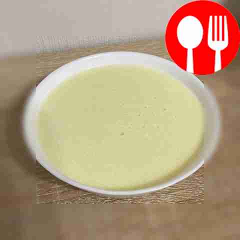 Coconut semolina porridge