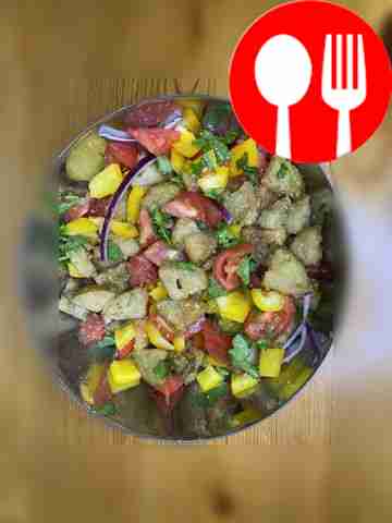 Салат с баклажанчиками