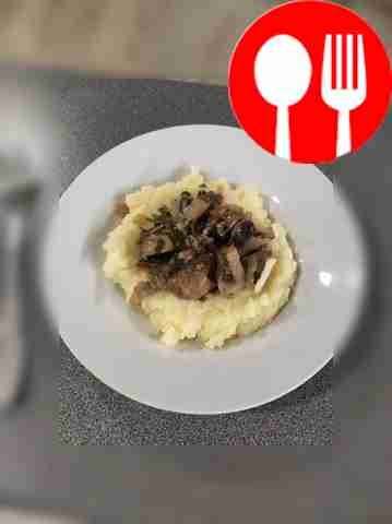 Шампиньоны в чесночном соусе