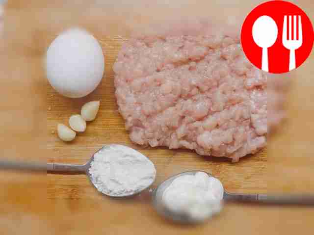 Add eggs, garlic, mayonnaise and flour to the...