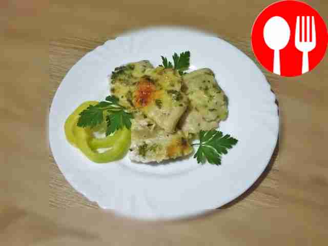 Cool the finished fish slightly and serve with...