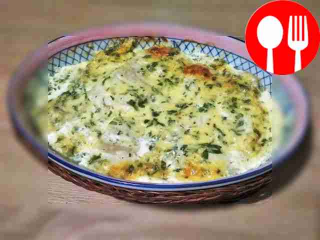 Tender fish in cream
