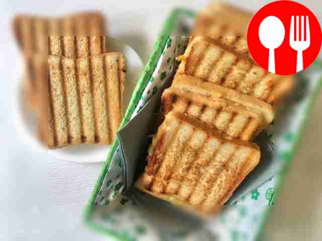 Хрустящие бутерброды в вафельнице