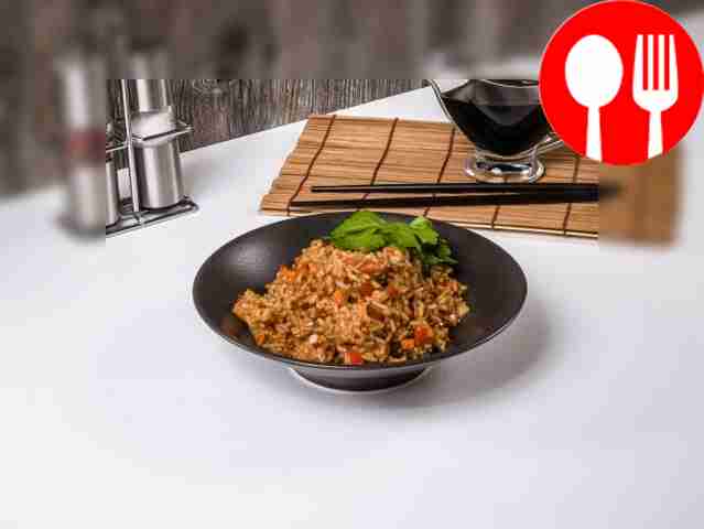 Rice with vegetables