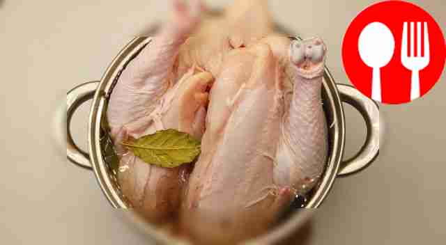 Place the chicken in the marinade and...
