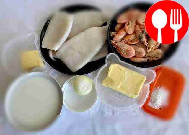 Peel and rinse the shrimp. Next, boil them in...