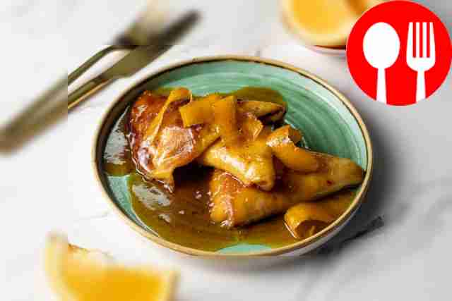 "Crepe Suzette" with orange caramel