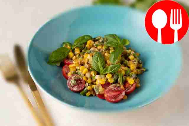 Сливочный суккоташ из кукурузы и стручковой фасоли