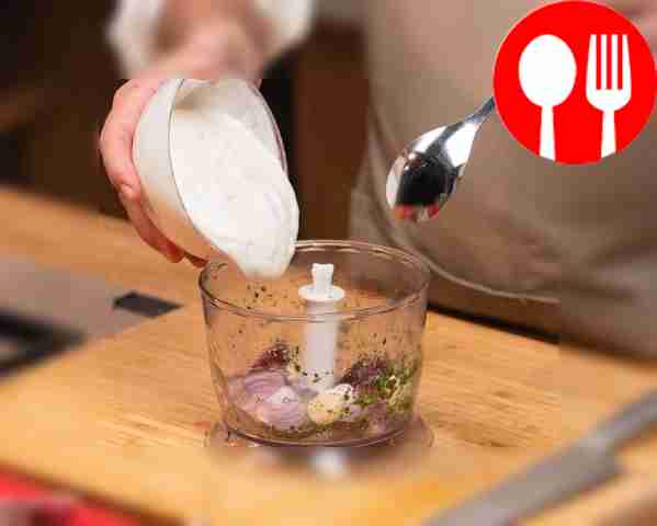 Prepare the sauce. Peel the cucumber and...