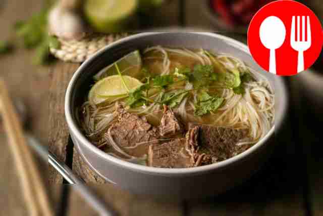 Суп Фо Бо (говяжий бульон с пряностями)