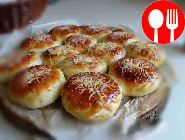 Buns in a frying pan