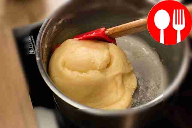 Stirring, heat the mixture until the butter...