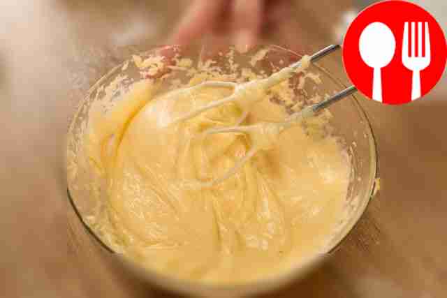 Beat in the eggs one at a time and mix well...