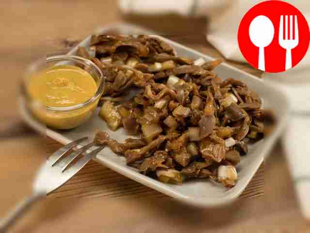 Marinated chicken gizzards