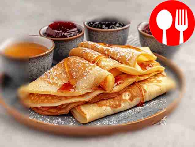 Русские блины на простокваше