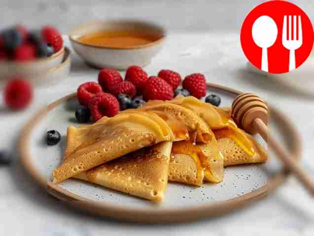 Flavorful pancakes with cinnamon