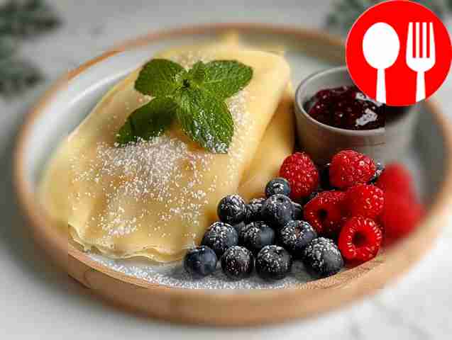 Quick pancakes in the microwave