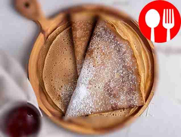 Healthy buckwheat pancakes