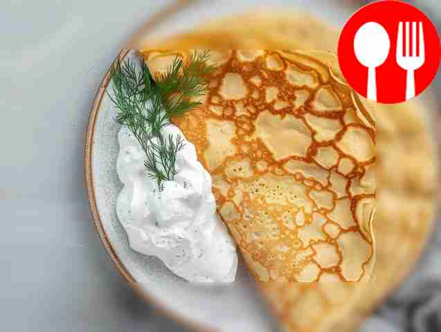 Блинчики на кефире Pancakes with kefir