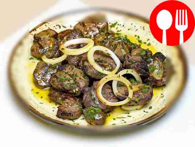 Tender grilled liver