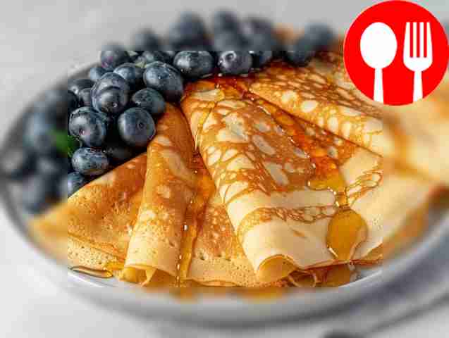 Tender pancakes made with cornmeal