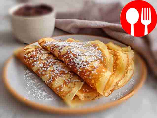 Блины на сливочном масле Pancakes with butter