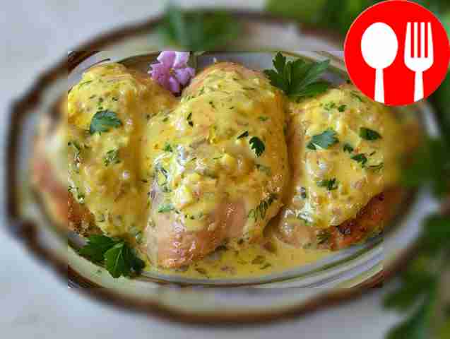 Tender chicken fillet in natural yogurt marinade